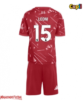 Liverpool Giovanni Leoni #15 Echipament de Fotbal Replică 2026-27 Copii Acasa (+ Șorturi)